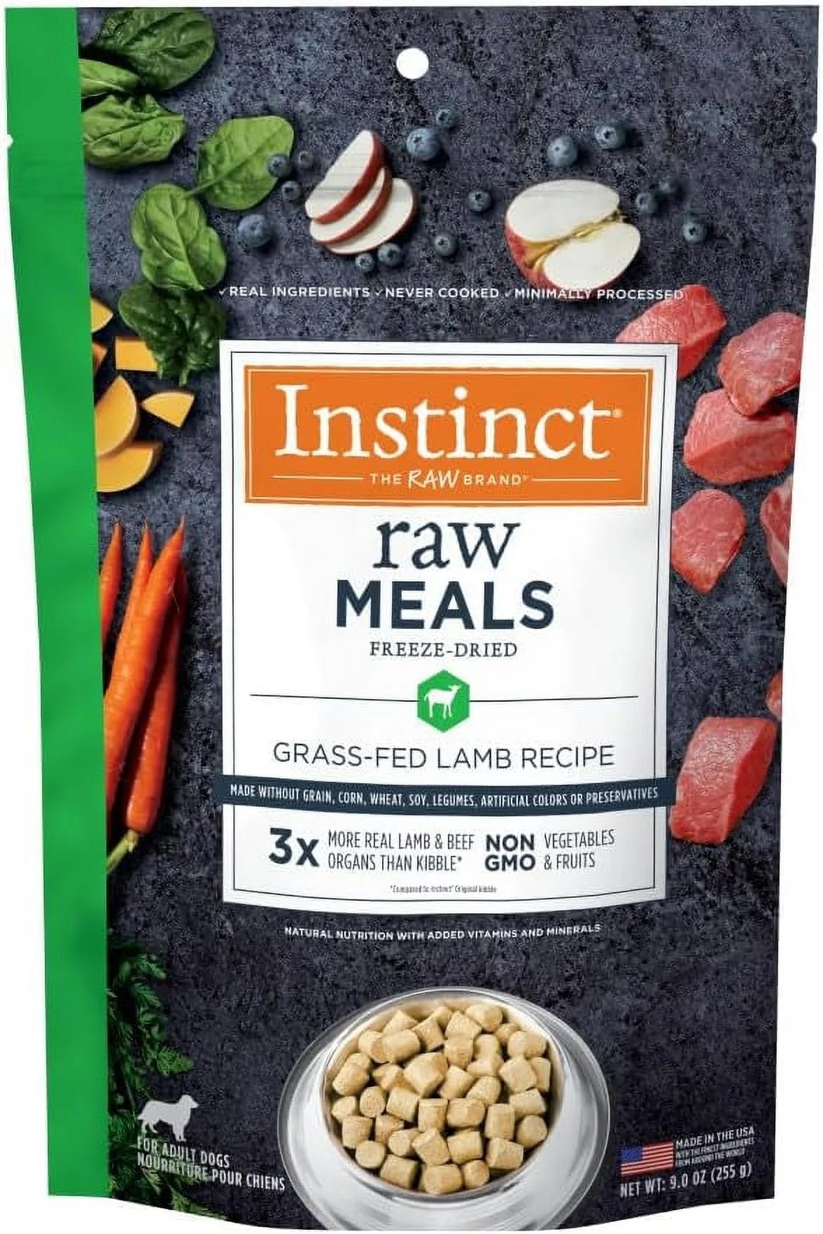 Freeze Dried Raw Grain Free Dog Food 9 Ounce P776522