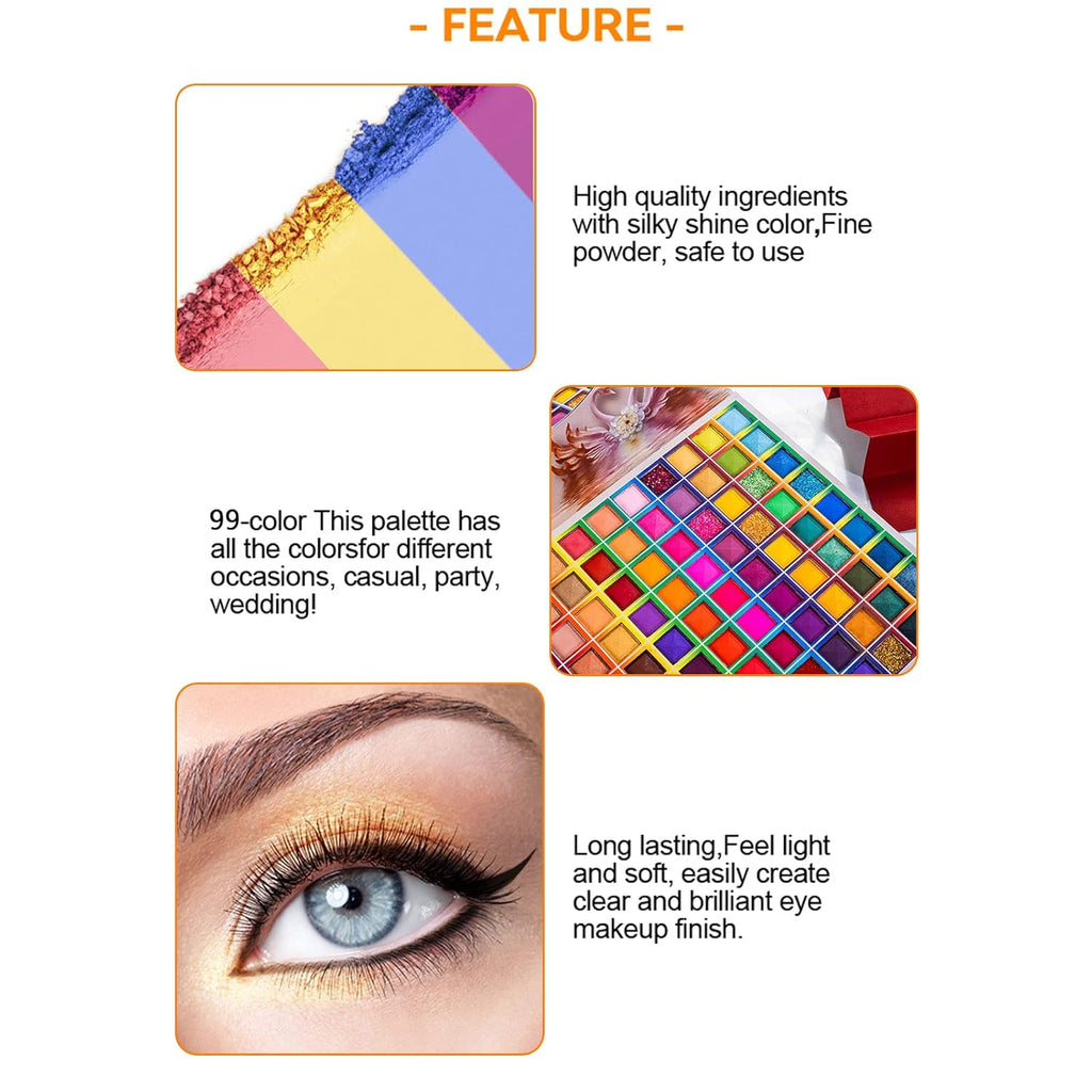 99 Colors Eyeshadow Palette L5774