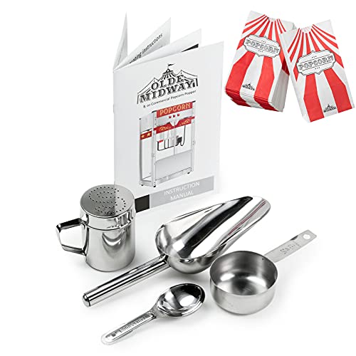 Black 8-Ounce Kettle Popcorn Machine H2533