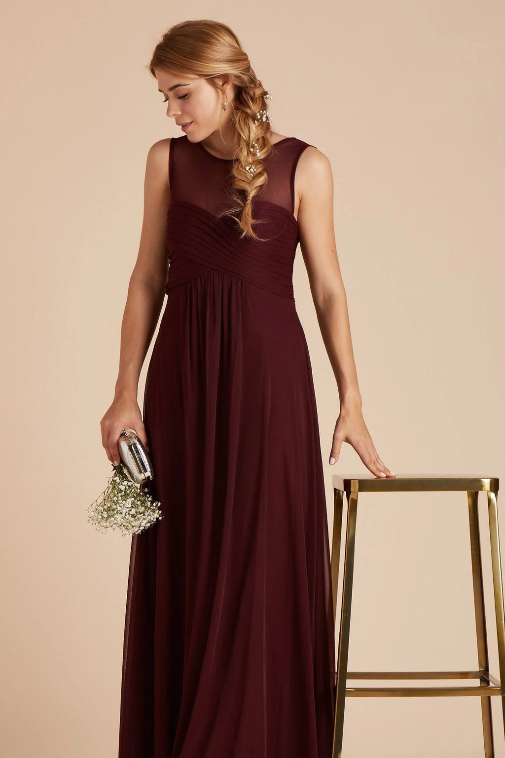 Cabernet Bridesmaid Dress T1500