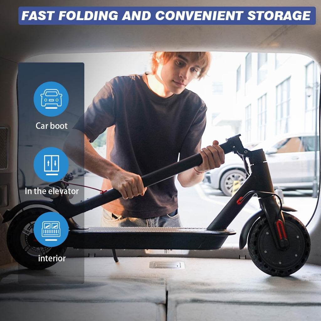 Electric Scooter with 8.5'' Tires, 350-500W Motor, 20/28 MPH Speed A313