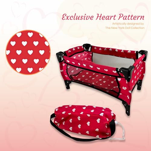 Baby Doll Crib Set for 18 inch Dolls (Floral) B497426