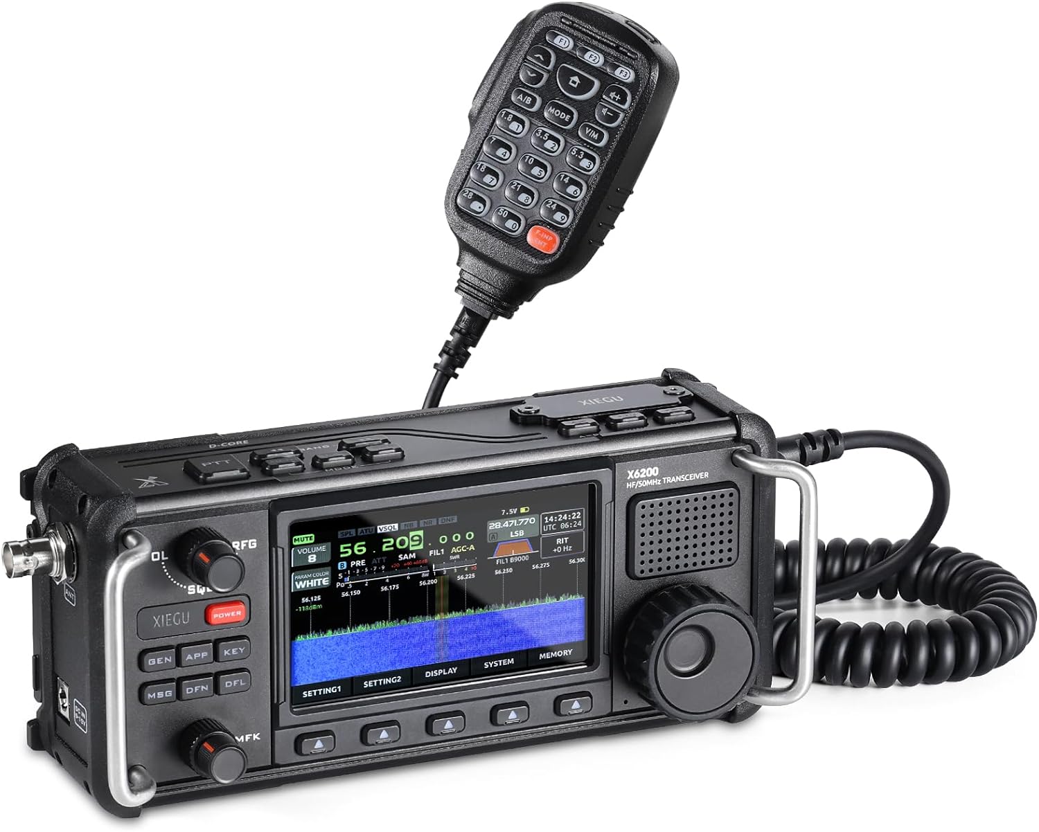 Portable HF Radio Transceiver with 4 LCD Screen H320