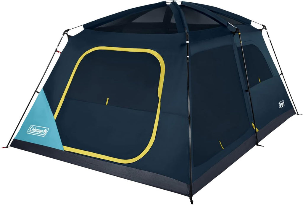 Blue and Black 10-Person Instant Camping Tent with Carry Bag L6225
