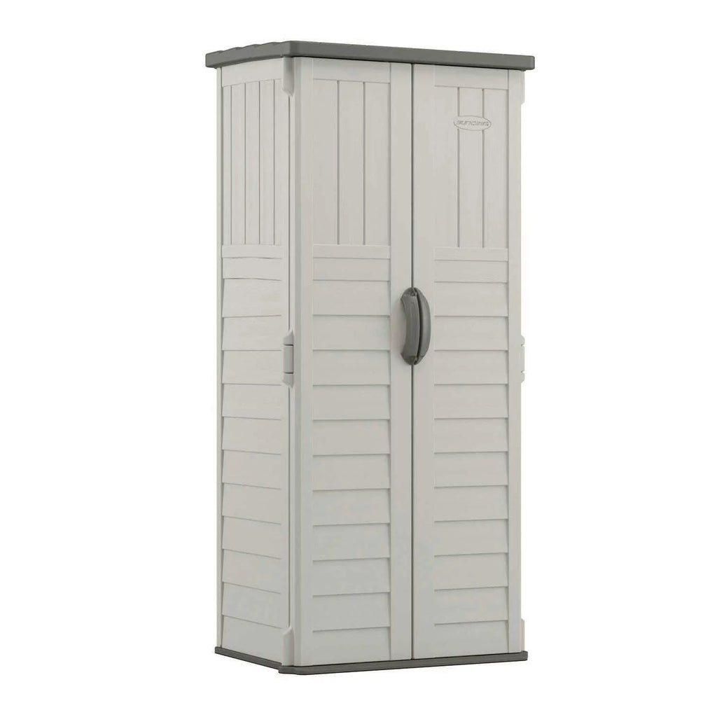 Resin Vertical Storage Shed, 22 Cubic feet D464212