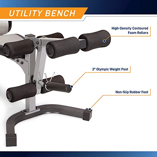All-in-One Home Gym Equipment with Weightlifting Bench Q8349