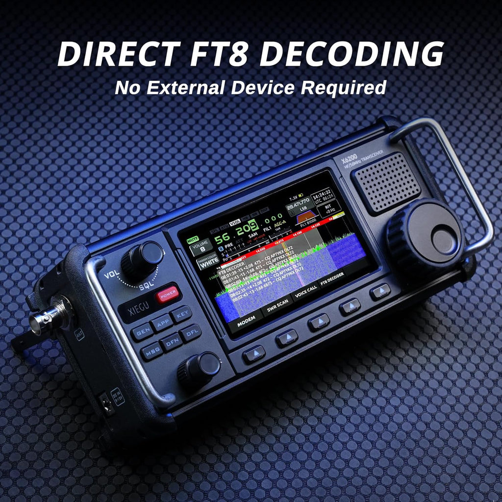 Portable HF Radio Transceiver with 4 LCD Screen H320