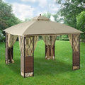 10x10 Replacement Canopy Top for Wicker Gazebo I75151