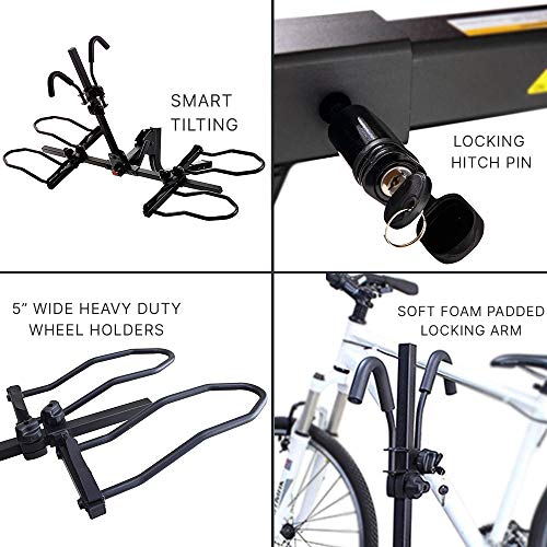 Heavy Duty Bike Rack with Tire and Frame Straps U978