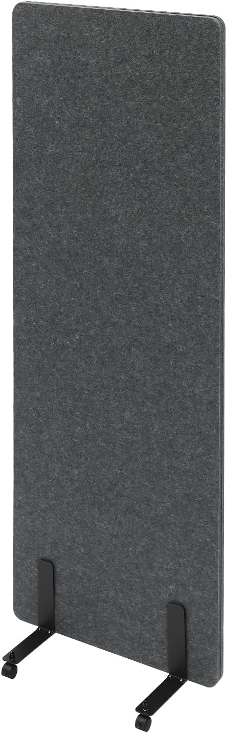 Dark Gray Freestanding Acoustic Room Divider Panel H318