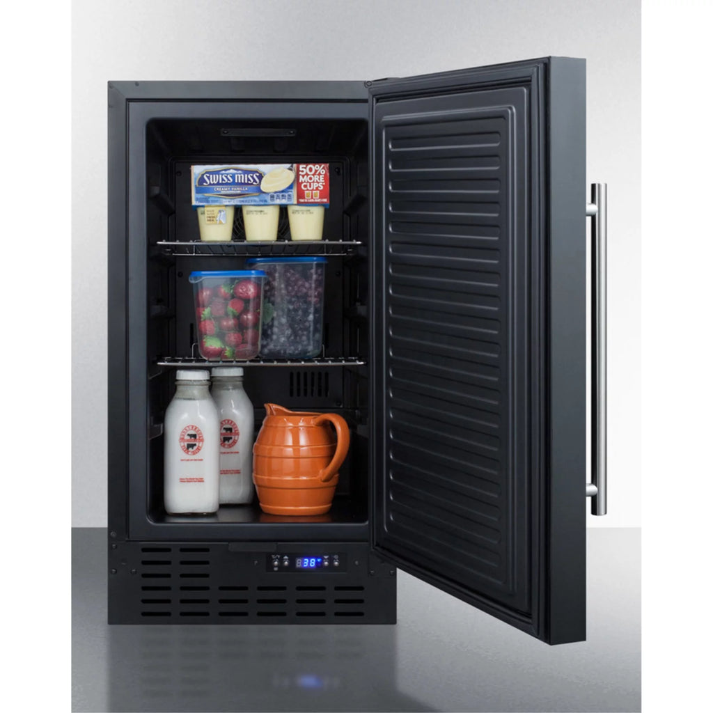 Black Compact Refrigerator Q8506