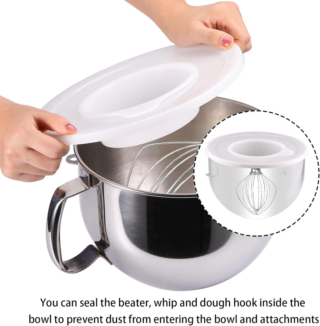 2 Pack Mixer Bowl Lid Covers for KitchenAid 5.5-6 Quart Bowls U36478