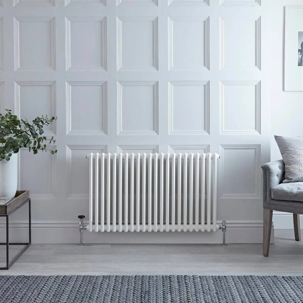 White Cast Iron Style Column Radiator M366732