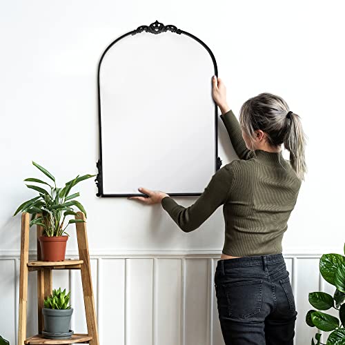 Gold Wall Arch Mirror with MDF Back L497