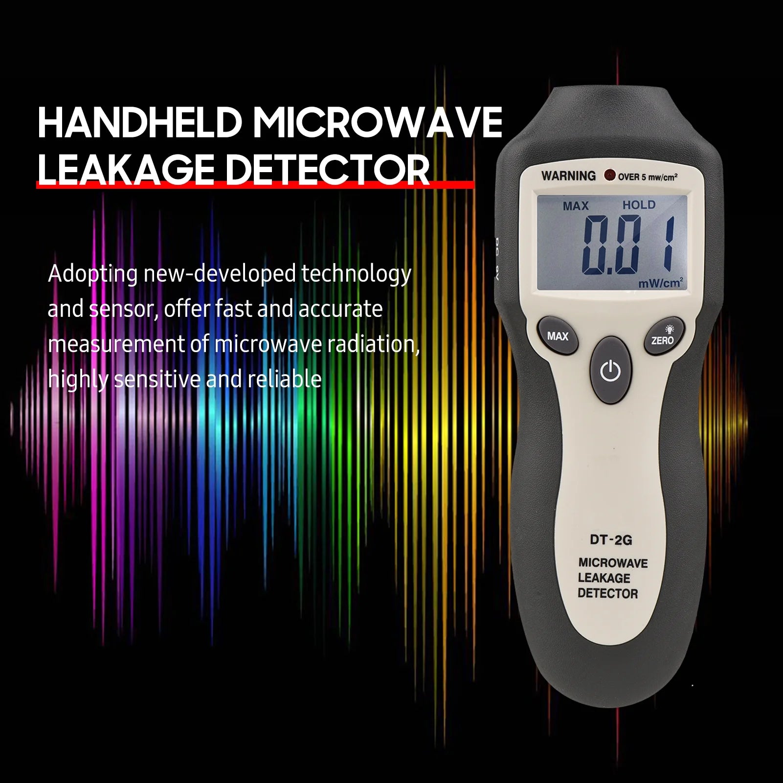 Handheld Microwave Leakage Detector with Digital LCD Display P2818