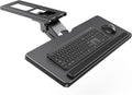 Black Sliding Keyboard & Mouse Tray, 24.99” W x 9.84” D G68778