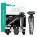 Electric Razor Cordless Shaver Rechargeable Wet Dry Waterproof Grey V101814