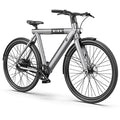 Black 28" Electric Commuter Mountain Bike with 500W Motor, 36V Removable Battery, LCD Display, Disc Brake, Belt Drive G841575