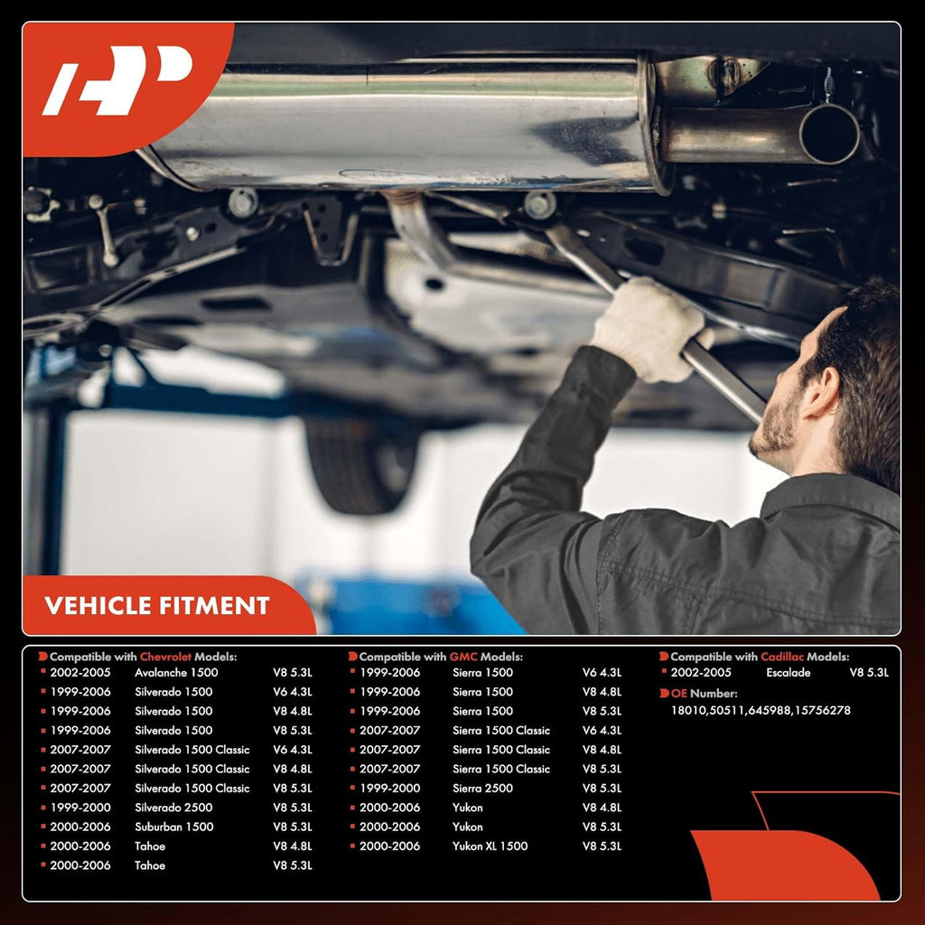 Catalytic Converter Kit Direct-Fit 4.3L 4.8L 5.3L A1253