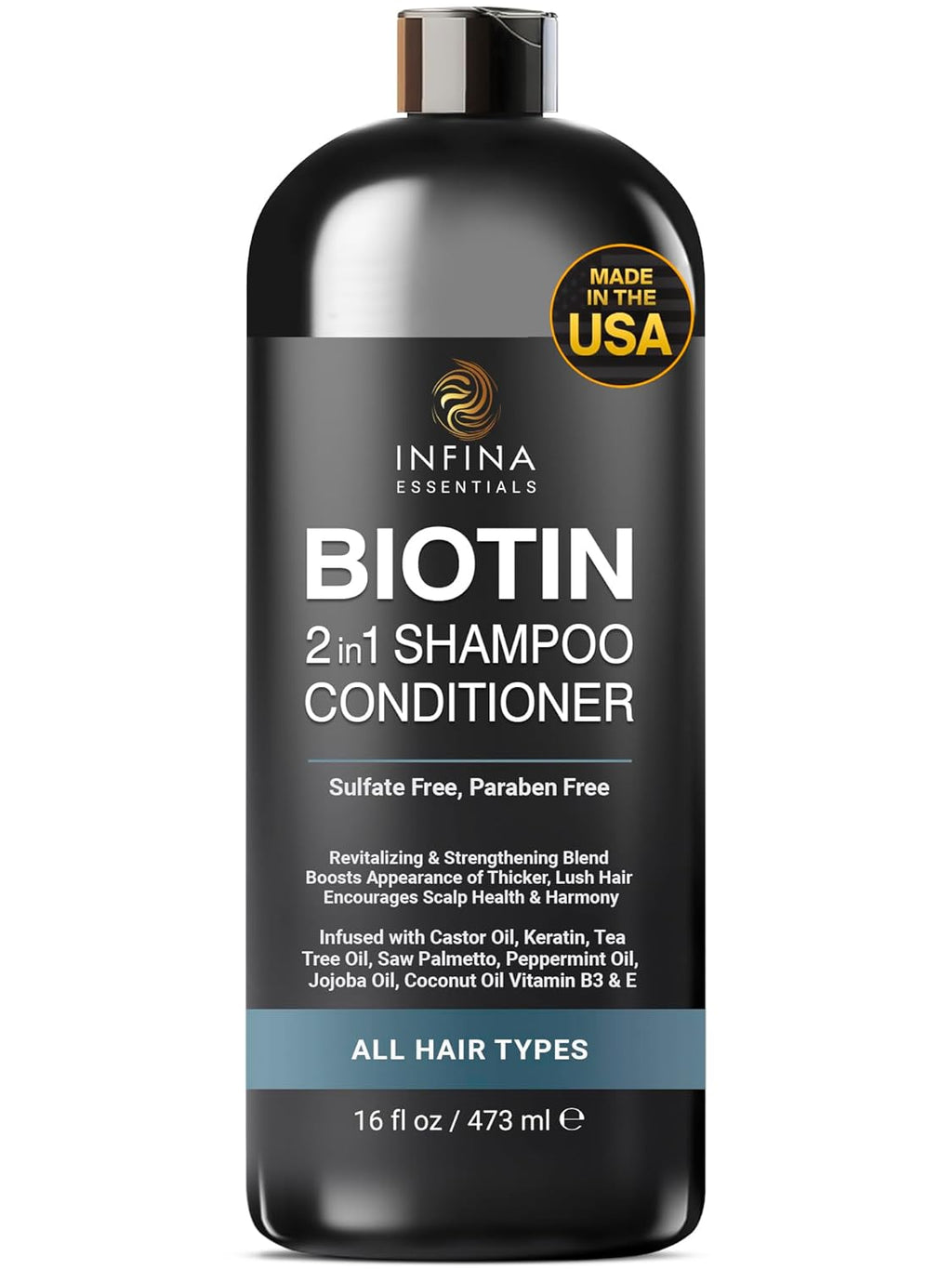 2 in 1 Shampoo and Conditioner 16 fl oz N5917
