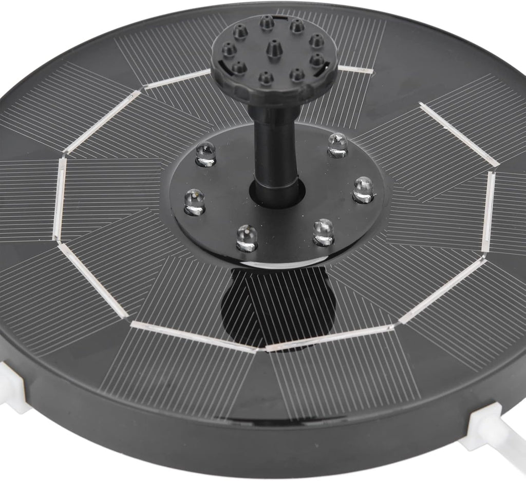 3.5W Solar Fountain with 6 Nozzle and LED Lights C4172