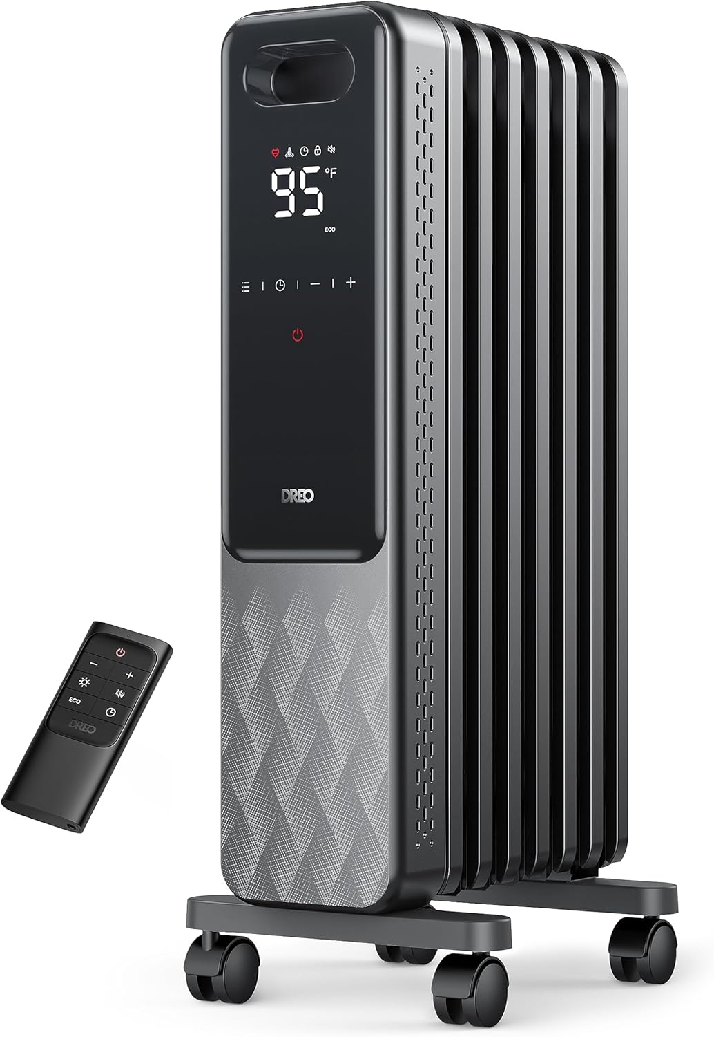 1500W Oil Filled Radiator Heater with Remote Control F89185