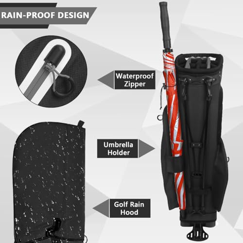 Lightweight 14-Way Golf Stand Bag E51529
