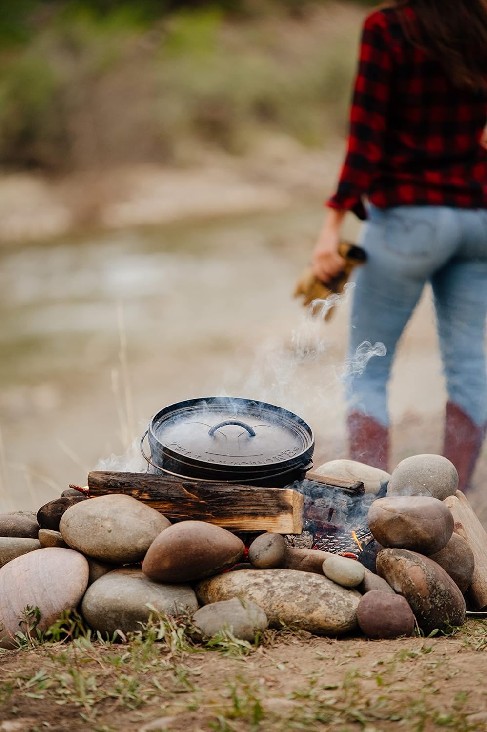 12" Deep Camp Dutch Oven, Black I797918