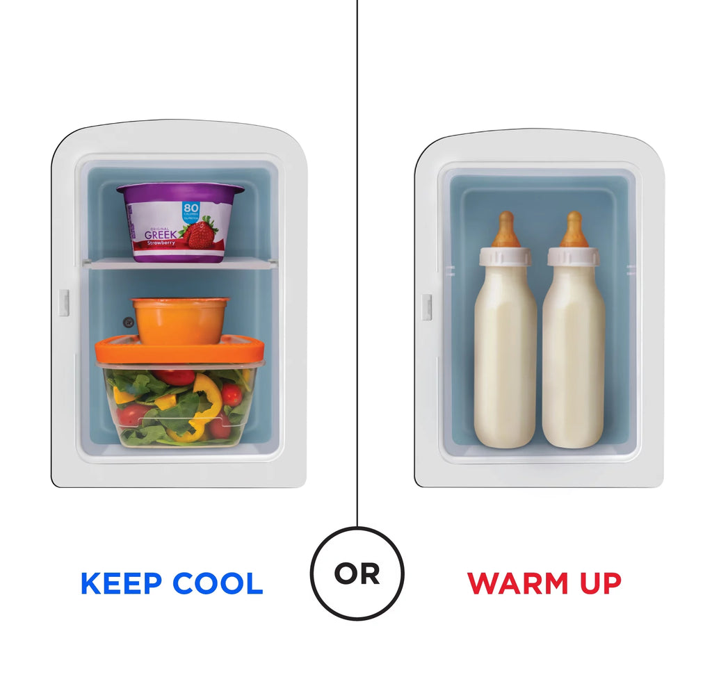 Pink Portable 4L Mini Fridge with Heating and Cooling B965