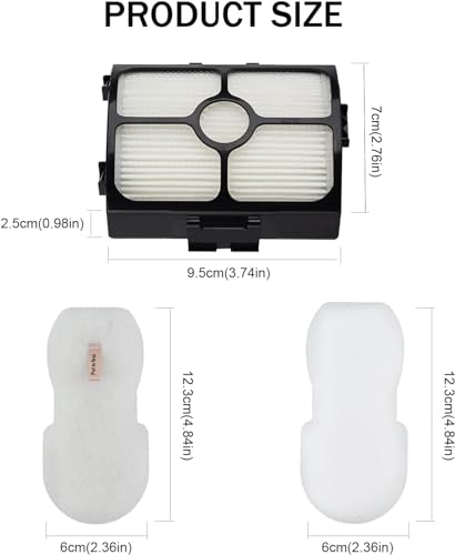 Filters for Shark Corded Stick Vacuum U728