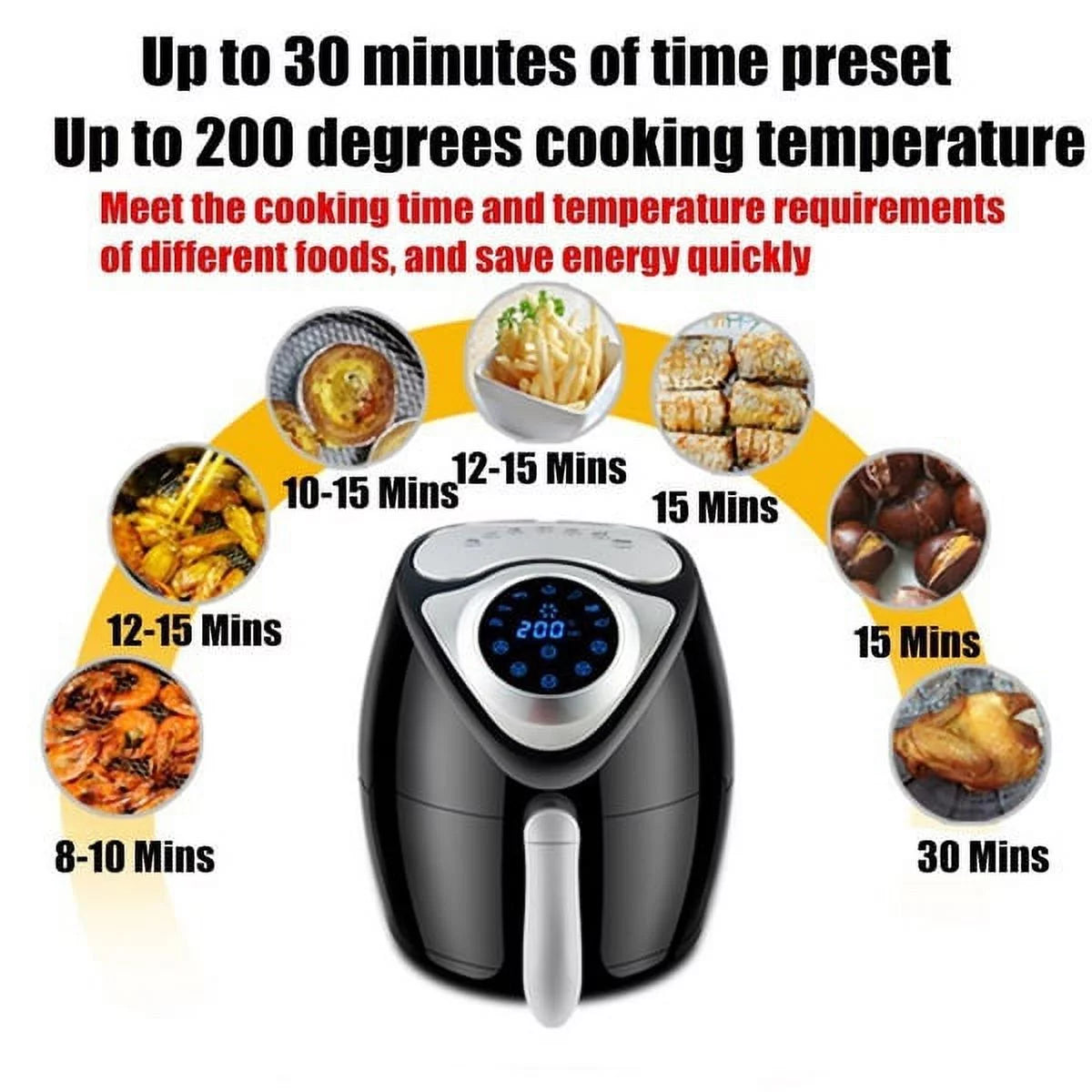10 Pcs Air Fryer Accessories U598435