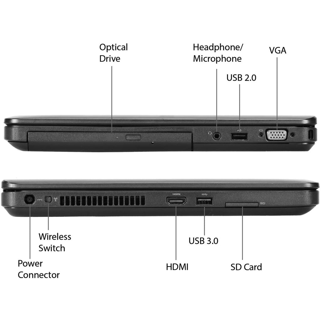 15.6" Laptop, Intel Core i5-4300U, 16GB RAM, 240GB Solid State Drive E6307