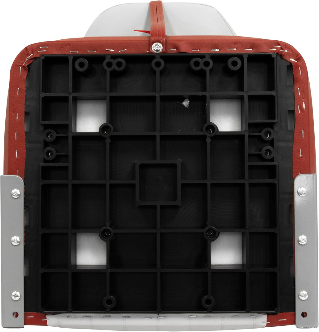 Grey/Red High Back Boat Seat A15605