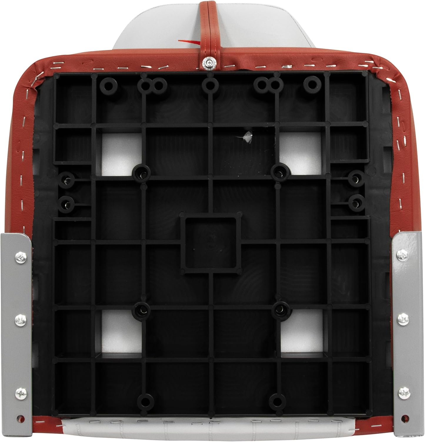 Grey/Red High Back Boat Seat A15605