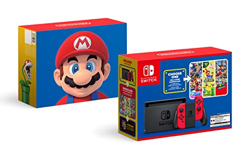 Black Nintendo Switch Game Console with Blue Red Joycon X55817