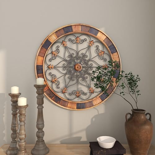 Brown Metal Wall Decor N82639