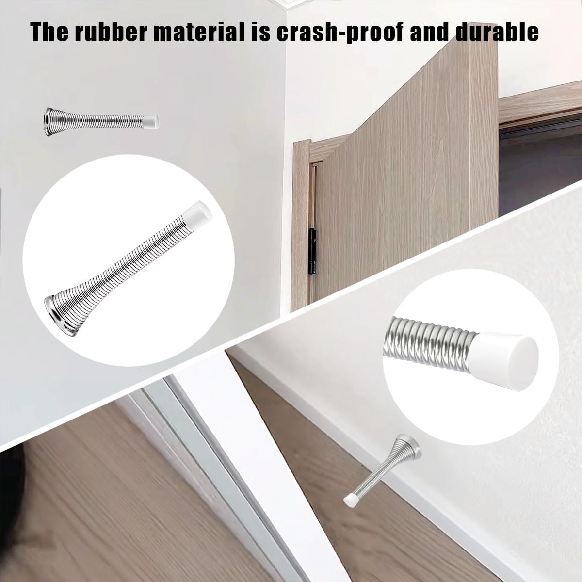20 PCS Door Stop Caps Rubber Tips W4507