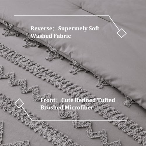 King Size White 3 Pcs Comforter Set X621643