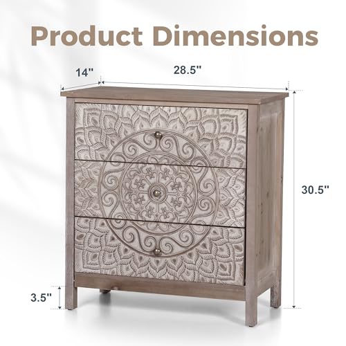 3 Drawer Dresser Set of 2 X95800
