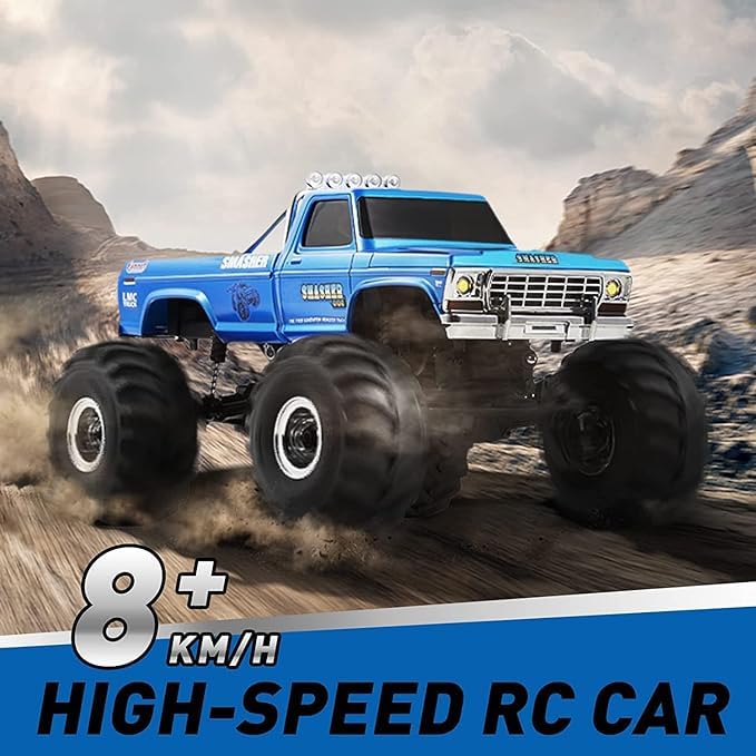 Blue 1/24 RC Crawler Monster Truck 4x4 N566