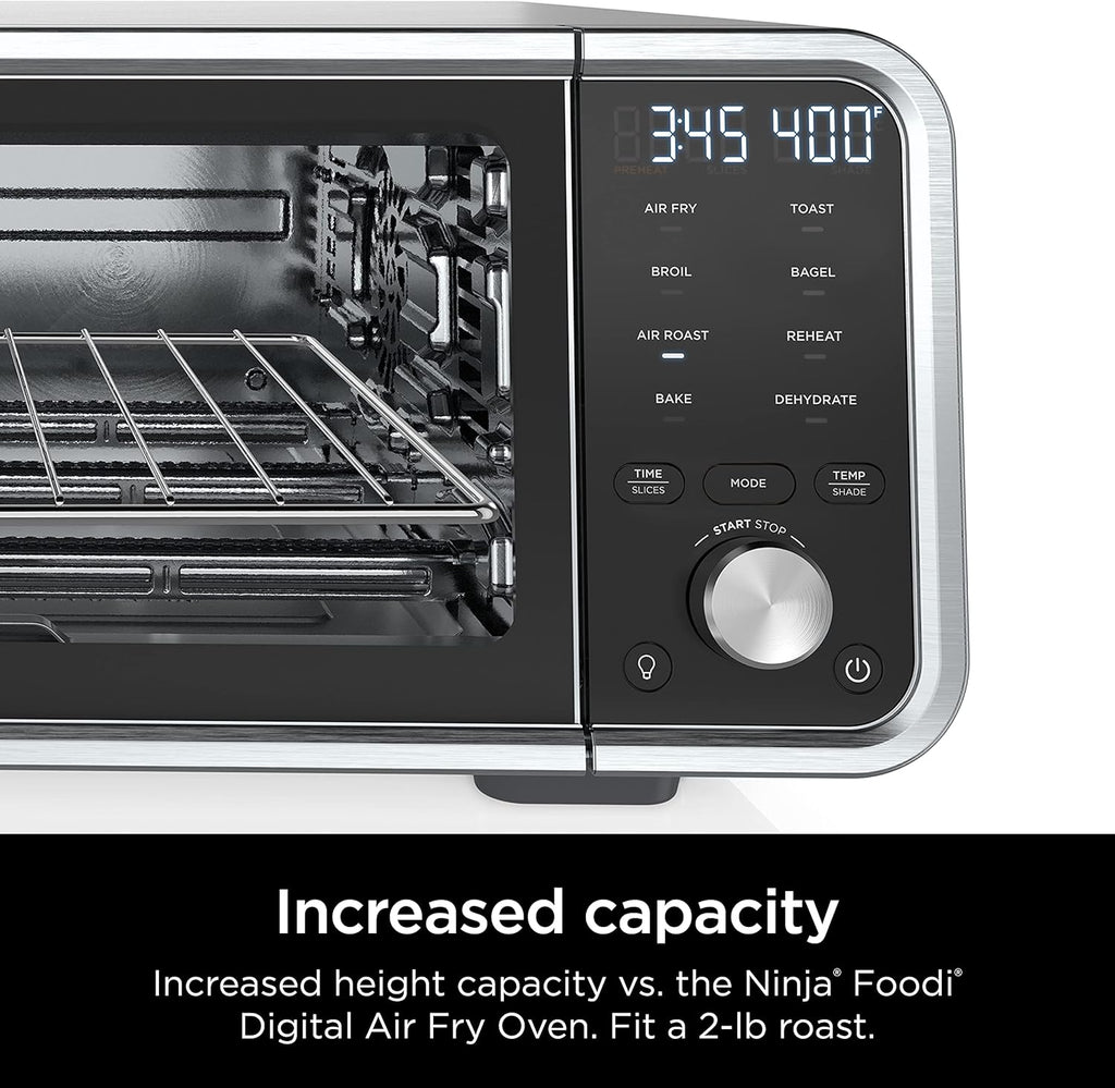 Silver 8-in-1 Air Fry Countertop Oven with Air Fry Basket V8576