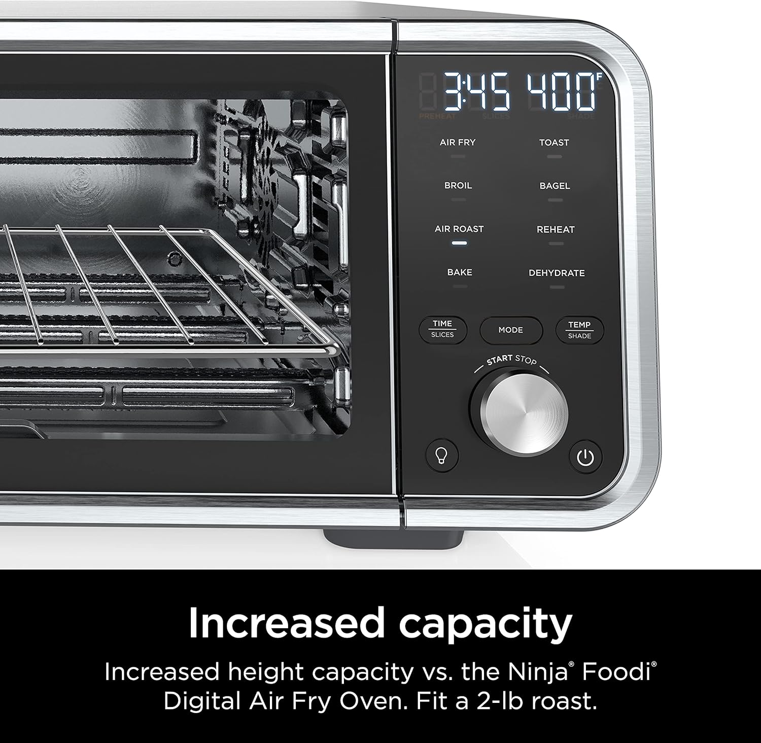 Silver 8-in-1 Air Fry Countertop Oven with Air Fry Basket V8576