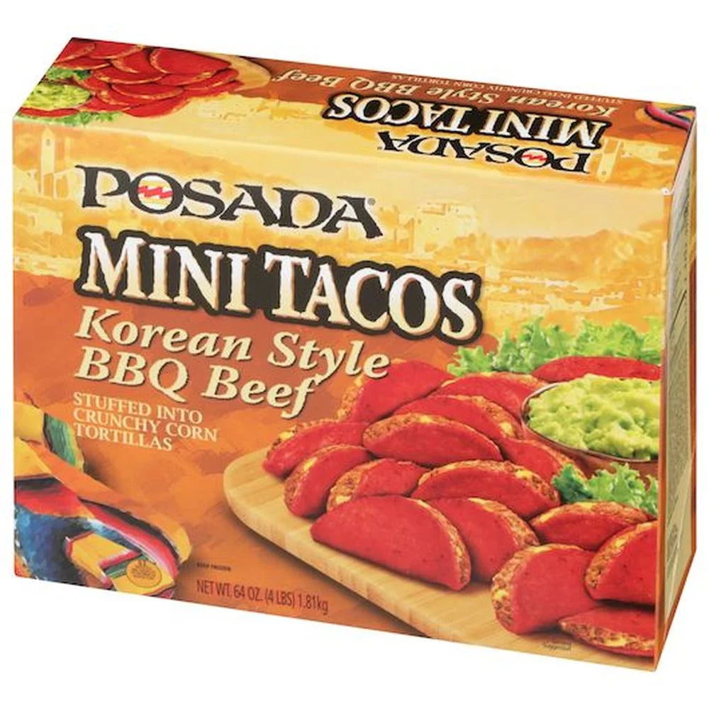 4 Pound Carton Korean Style Bbq Beef Taco P6771