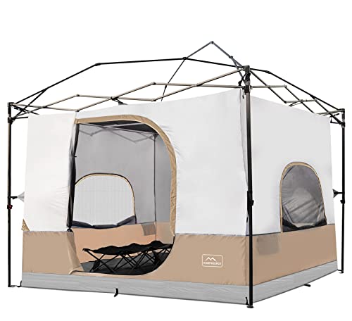 Khaki Camping Inner Tent for 10'x10' Straight Leg Canopy G7501
