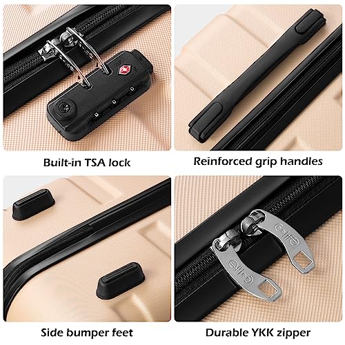 4 Piece Hardshell Spinner Suitcase Set with TSA Lock Z939967