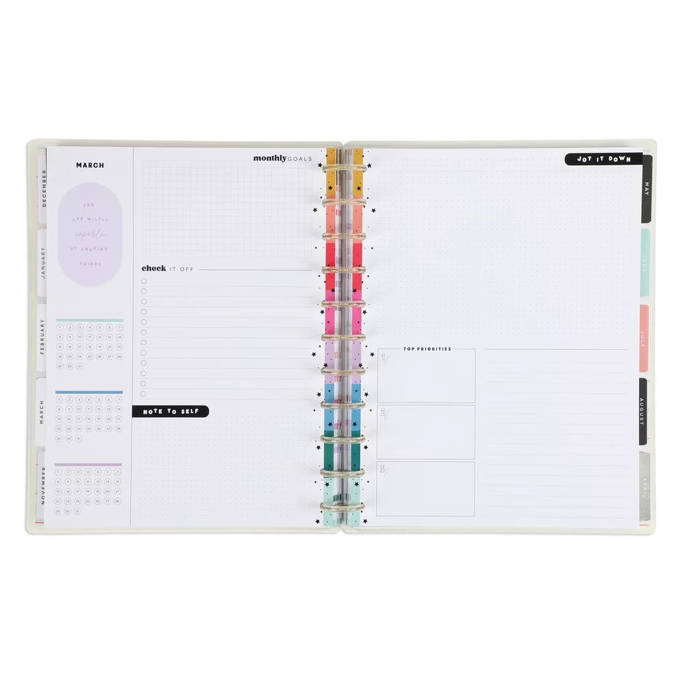 18 Month Planner, July 2023 – Dec 2024, Monthly Layout, Big Sized 8.5” x 11” A21297