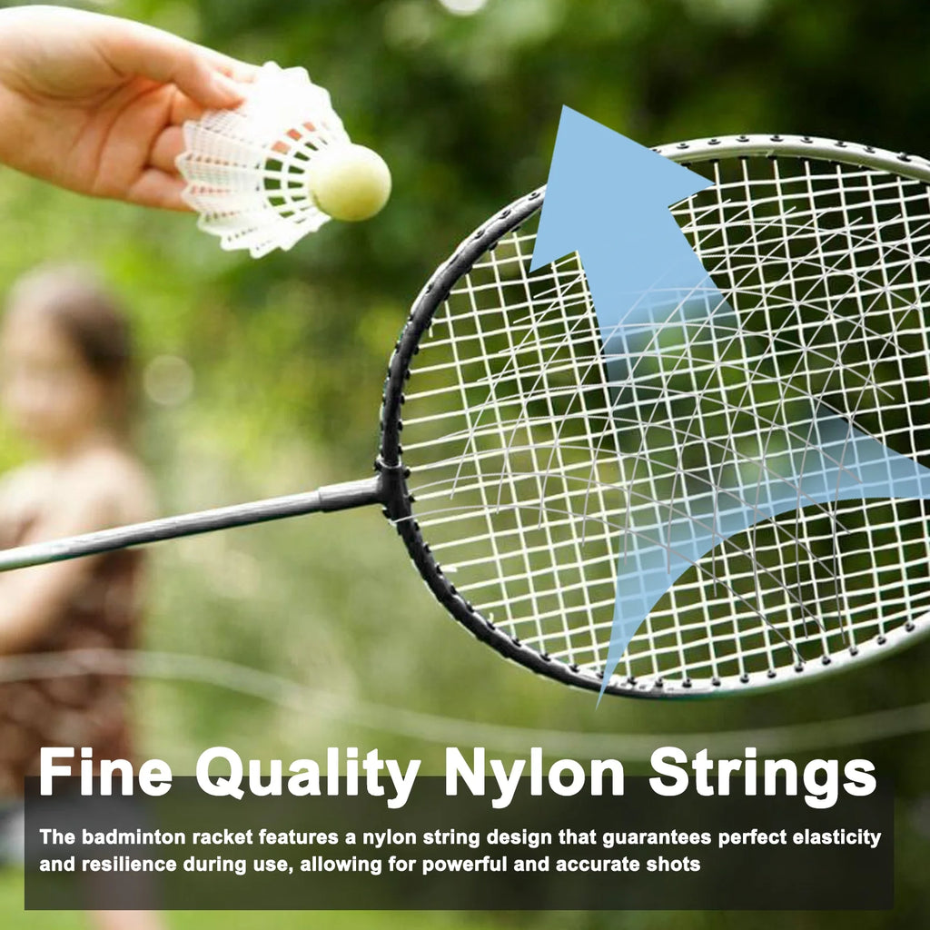 Sports Badminton Racquets Set Lightweight 2 Player Racket Sets G70867