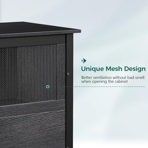Fish Tank Stand with Cabinet, Metal, 1000LBS W46488