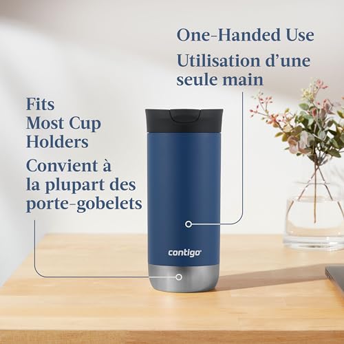 16 oz Stainless Steel Vacuum-Insulated Travel Tumbler B944