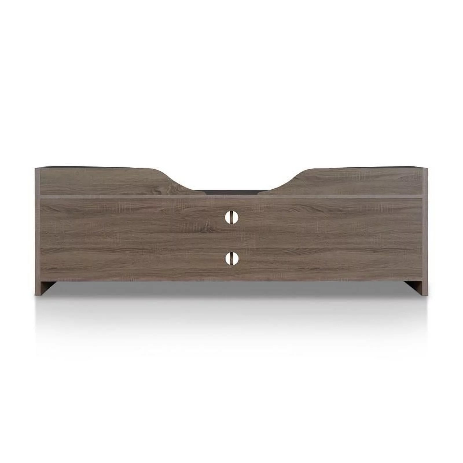 Rustic Wood 72-Inch TV Stand in Chestnut Brown Finish X9469